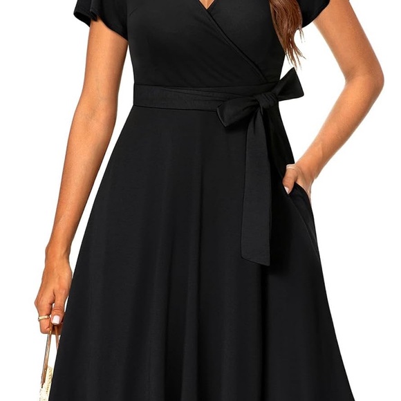 NWT women’s Pinup Fashion summer dres with pockets SZ Medium - Picture 2 of 11